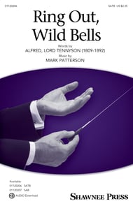 Ring Out, Wild Bells SATB choral sheet music cover Thumbnail